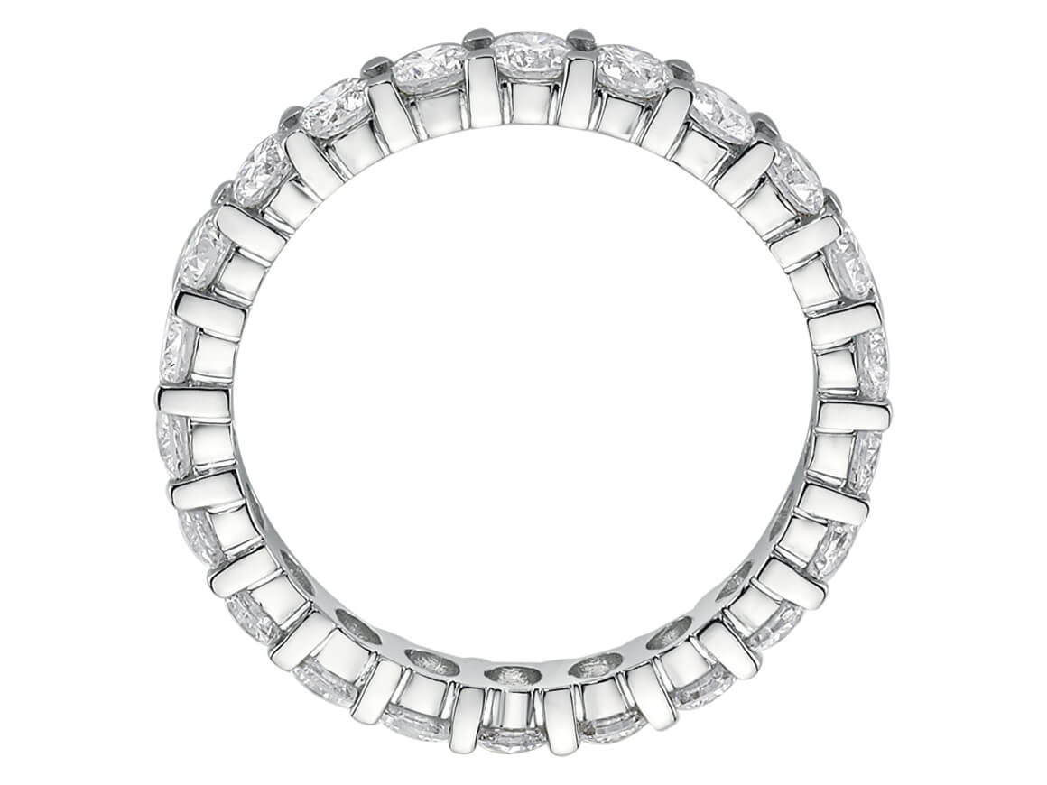 2,05 Karat Diamant rundum Allianz - handgefertigter Diamantschmuck aus Feingold | Sirius Diamant