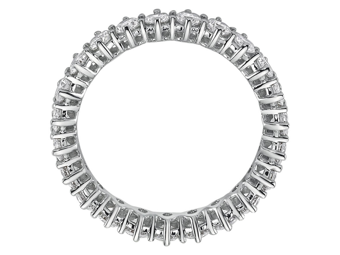 1,65 Carat Diamant rundum Allianz - handgefertigter Diamantschmuck aus Feingold | Sirius Diamant