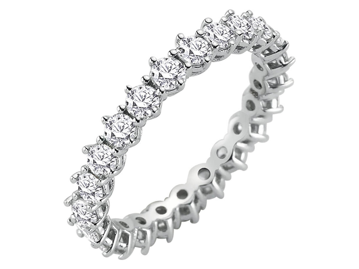 1,65 Carat Diamant rundum Allianz - handgefertigter Diamantschmuck aus Feingold | Sirius Diamant