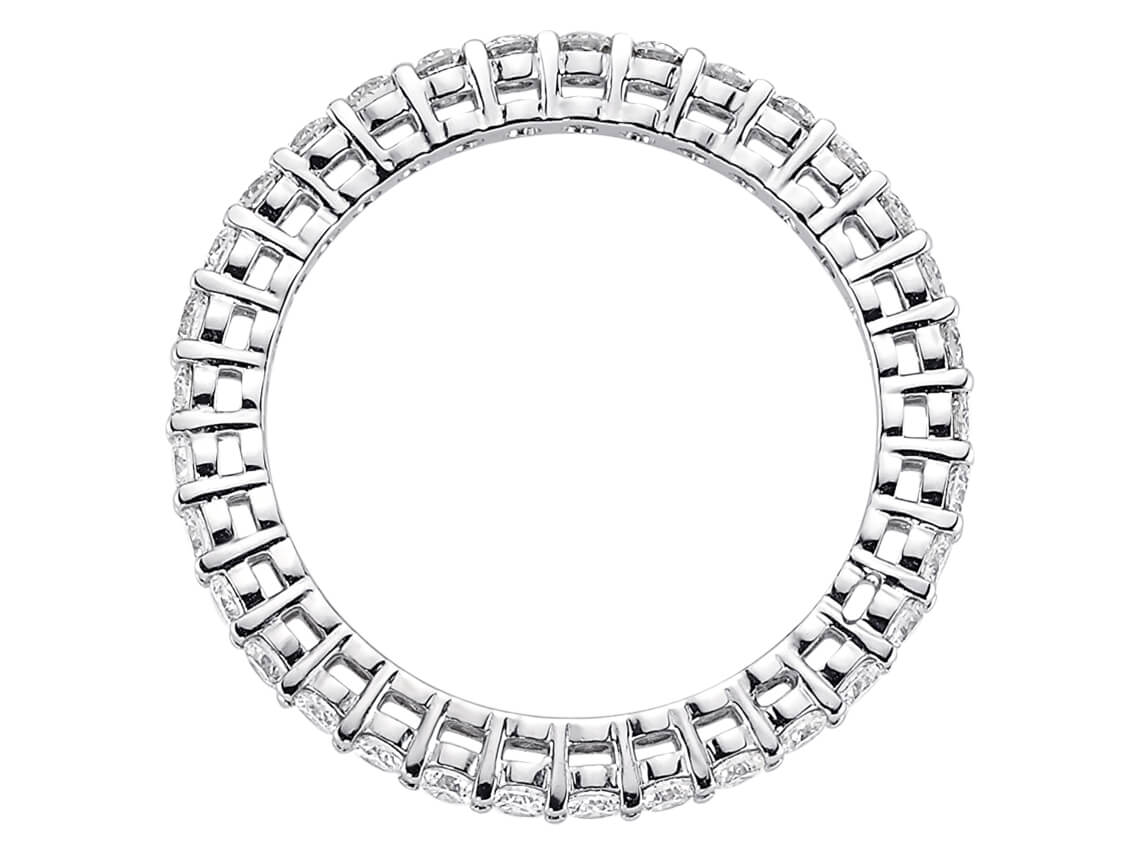 1,00 Karat Diamant rundum Allianz - handgefertigter Diamantschmuck aus Feingold | Sirius Diamant