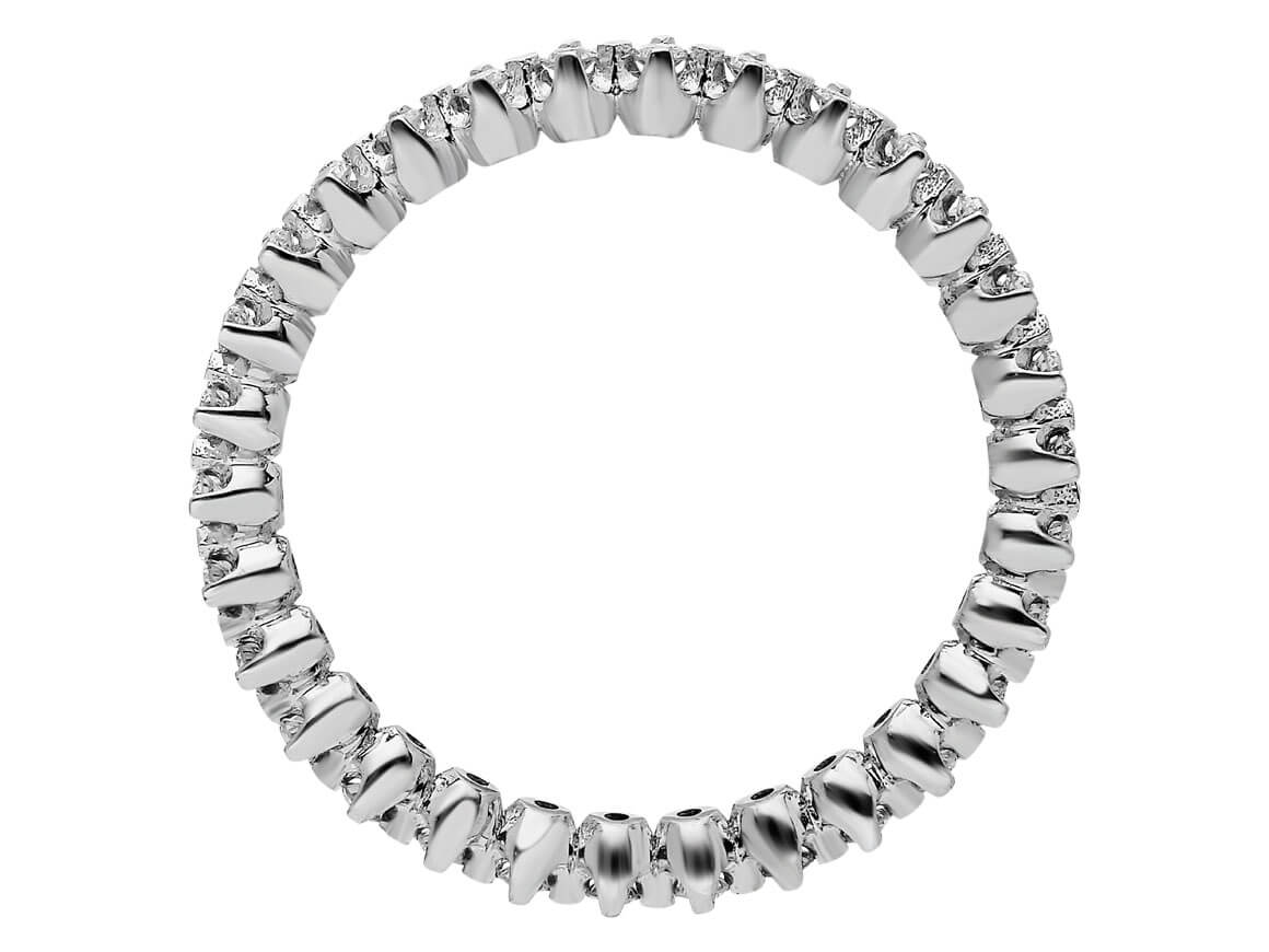 0,30 Carat Diamant rundum Allianz - handgefertigter Diamantschmuck aus Feingold | Sirius Diamant