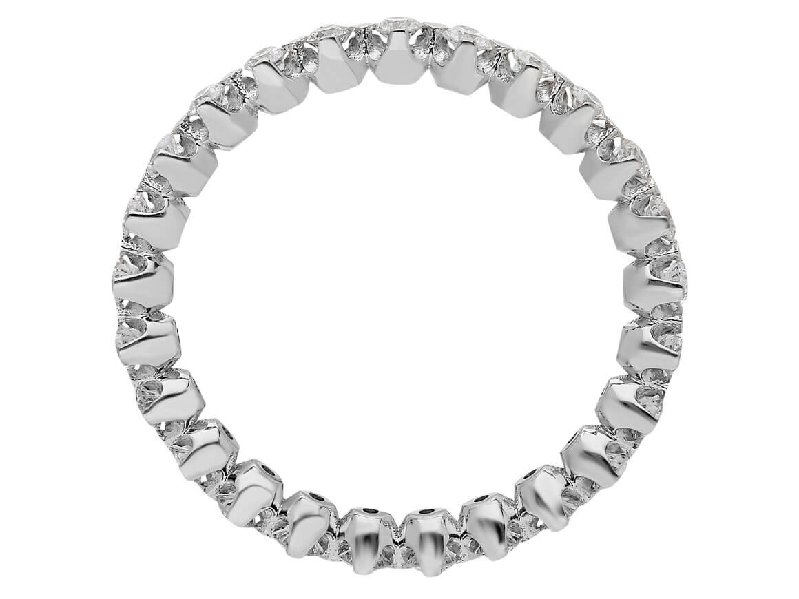 0,65 Carat Diamant rundum Allianz – handgefertigter Diamantschmuck aus Feingold | Sirius Diamant