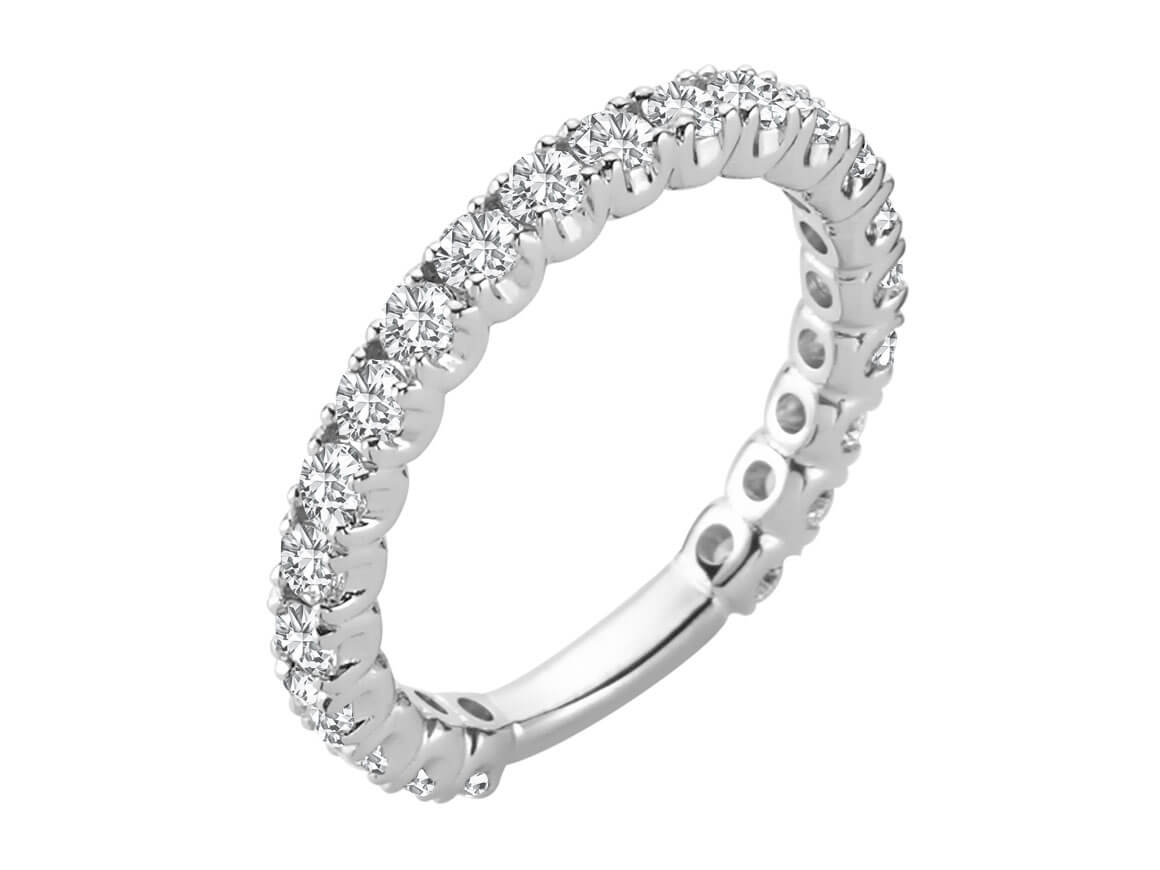 1,05 Karat Diamant rundum Allianz – handgefertigter Diamantschmuck aus Feingold | Sirius Diamant