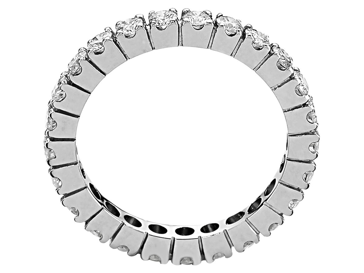 1,26 Karat Diamant rundum Allianz – handgefertigter Diamantschmuck aus Feingold | Sirius Diamant