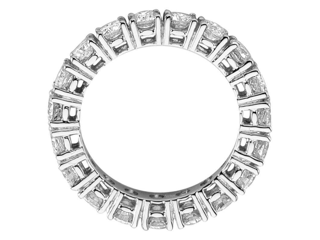2,19 Karat Diamant rundum Diamanten Allianz - handgefertigter Diamantschmuck aus Feingold | Sirius Diamant