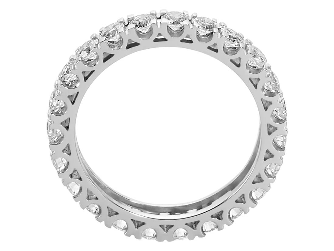1,50 Karat Diamant rundum Allianz - handgefertigter Diamantschmuck aus Feingold | Sirius Diamant