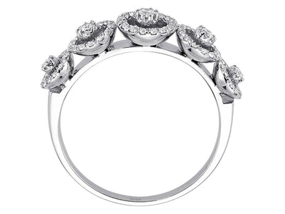 Diamond 5-cup ring