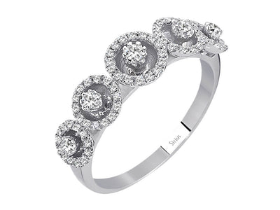 Diamond 5-cup ring