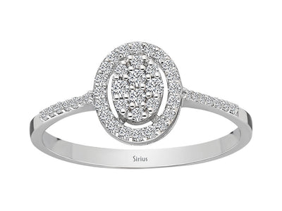 0.26 carat diamond Alya ring