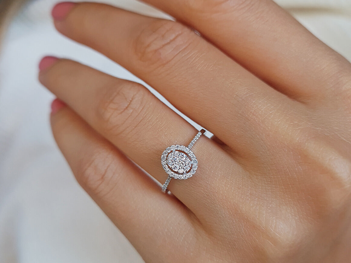 0.26 carat diamond Alya ring