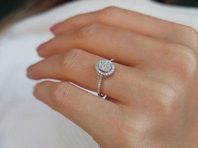 0.26 carat diamond Alya ring