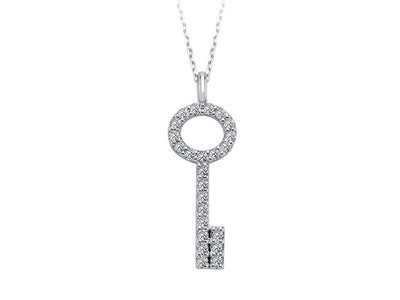 Large keychain with diamonds