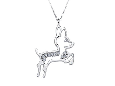 Large Ceylan necklace with diamonds