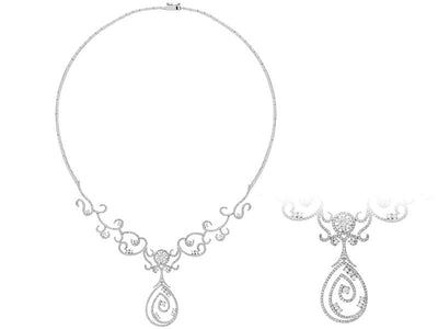 Diamant Extravagantes Collier