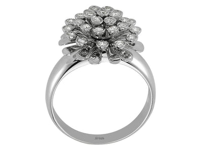 Diamond Floral Ring