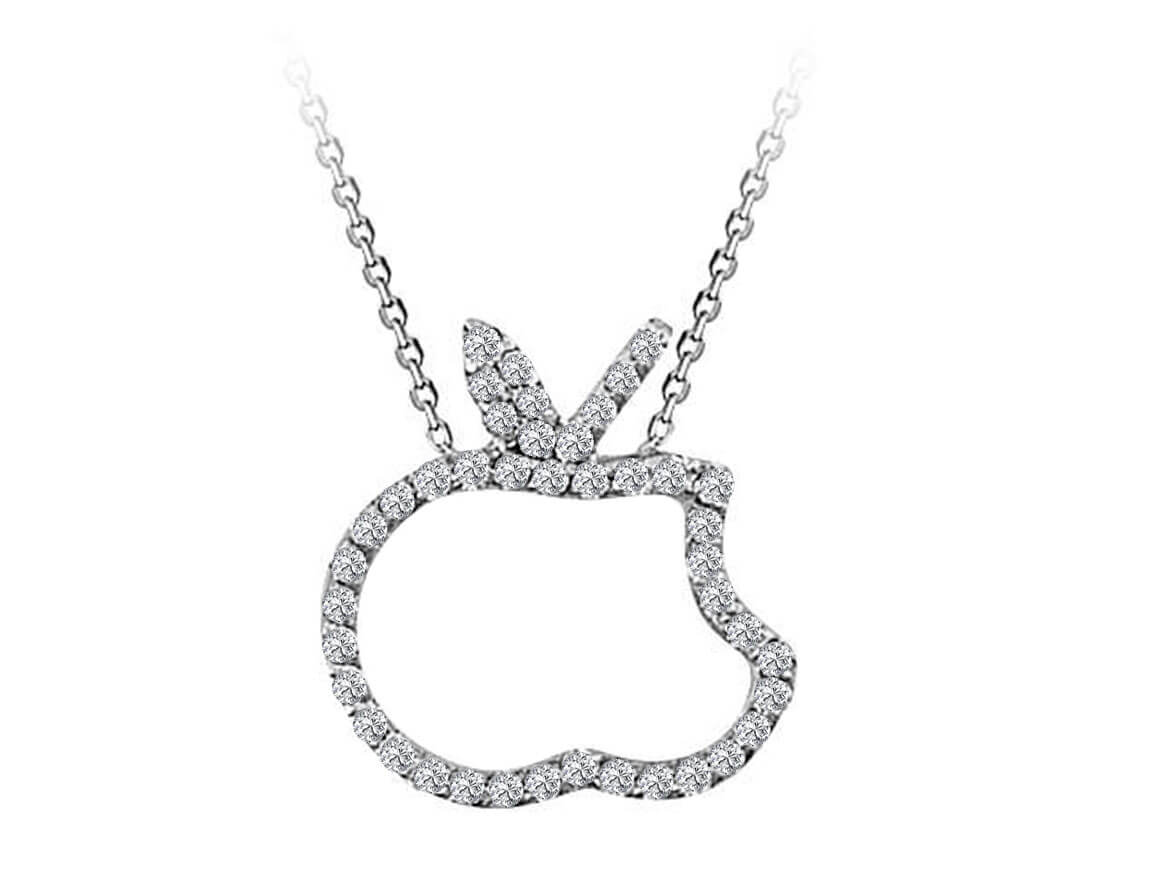 Halskette mit Diamanten - handgefertigter Diamantschmuck aus Feingold | Sirius Diamant