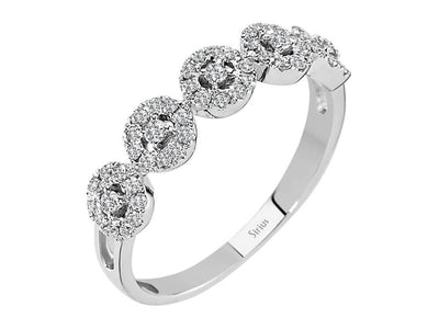 0.34 carat diamond alliance in 14 K white gold