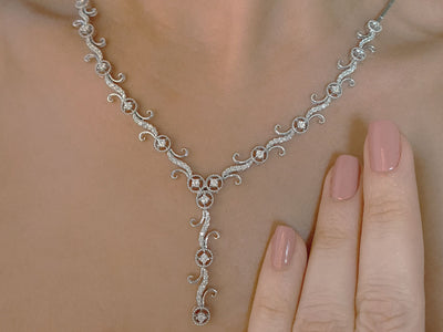 Collier avec diamants
