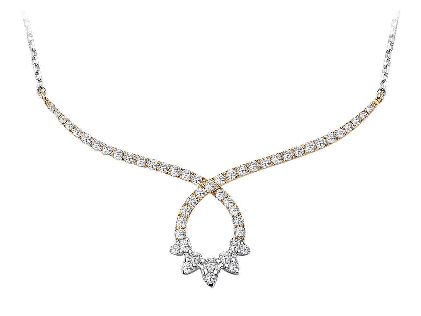 Diamond Sun Disc Necklace