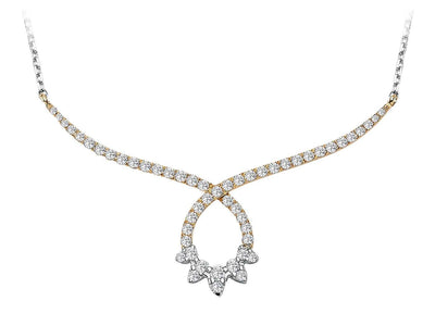 Diamond Sun Disc Necklace