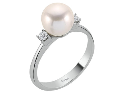 Diamond and Pearl Ring
