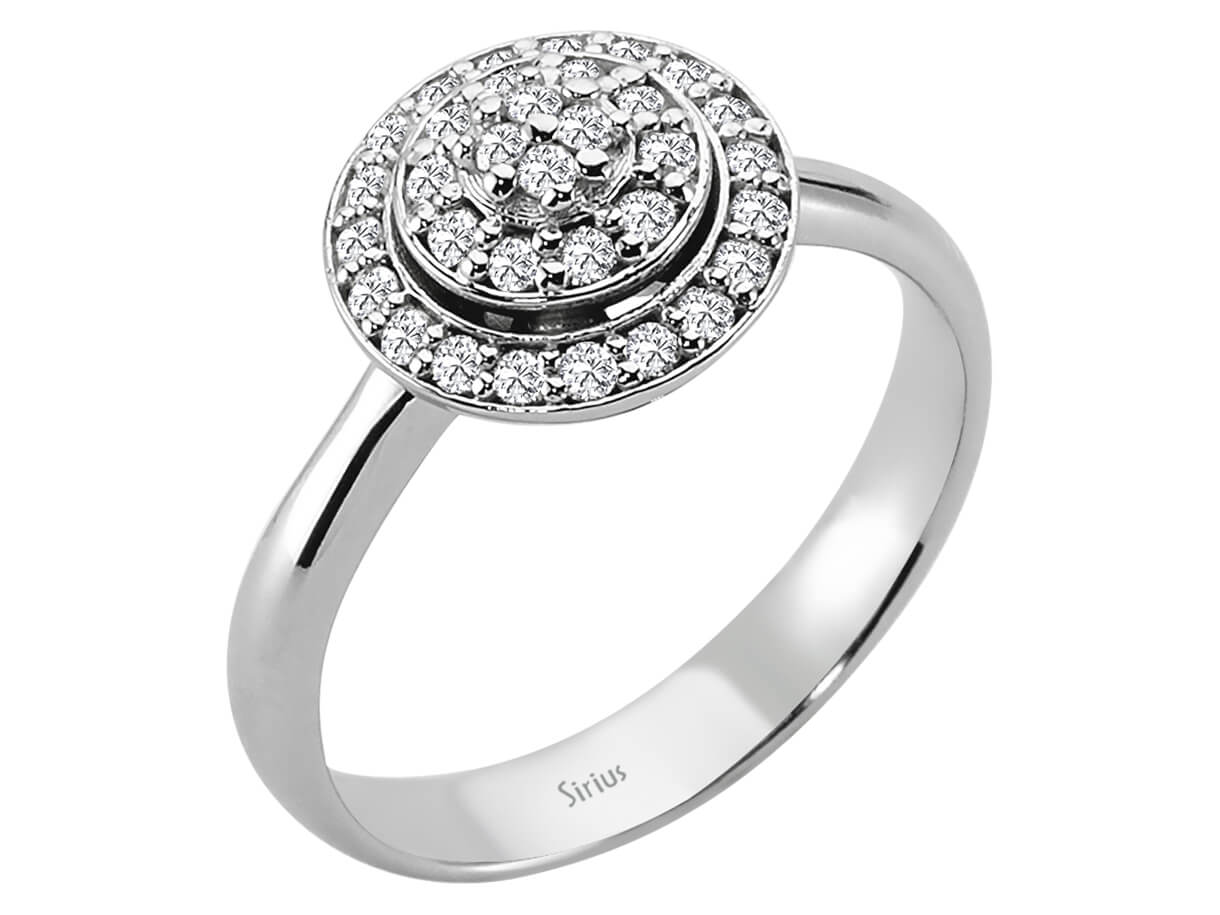 Diamond ladies' ring