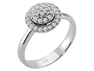 Diamond ladies' ring