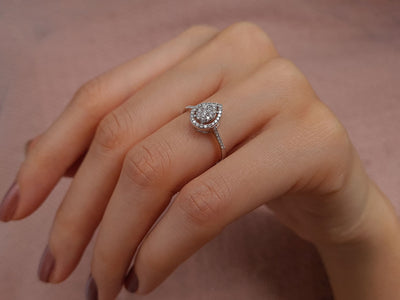 0.29 carat diamond Katra ring