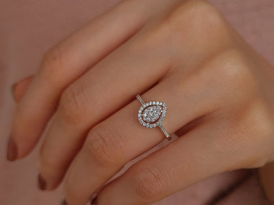 0.29 carat diamond Katra ring