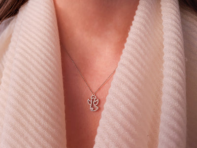 Diamond Angel Necklace