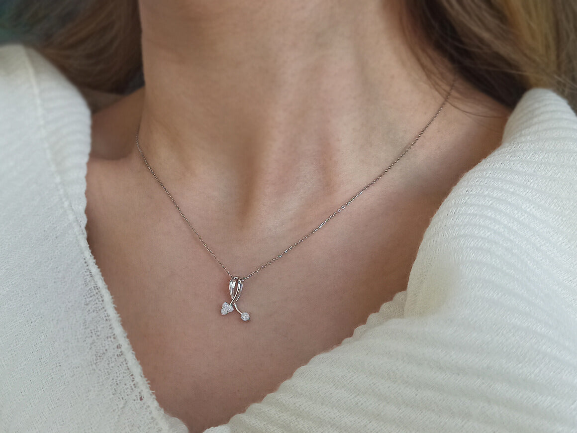 Diamant Mina Collier - handgefertigter Diamantschmuck aus Feingold | Sirius Diamant