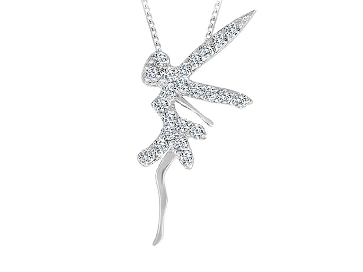 Diamant Elfe Collier – handgefertigter Diamantschmuck aus Feingold | Sirius Diamant