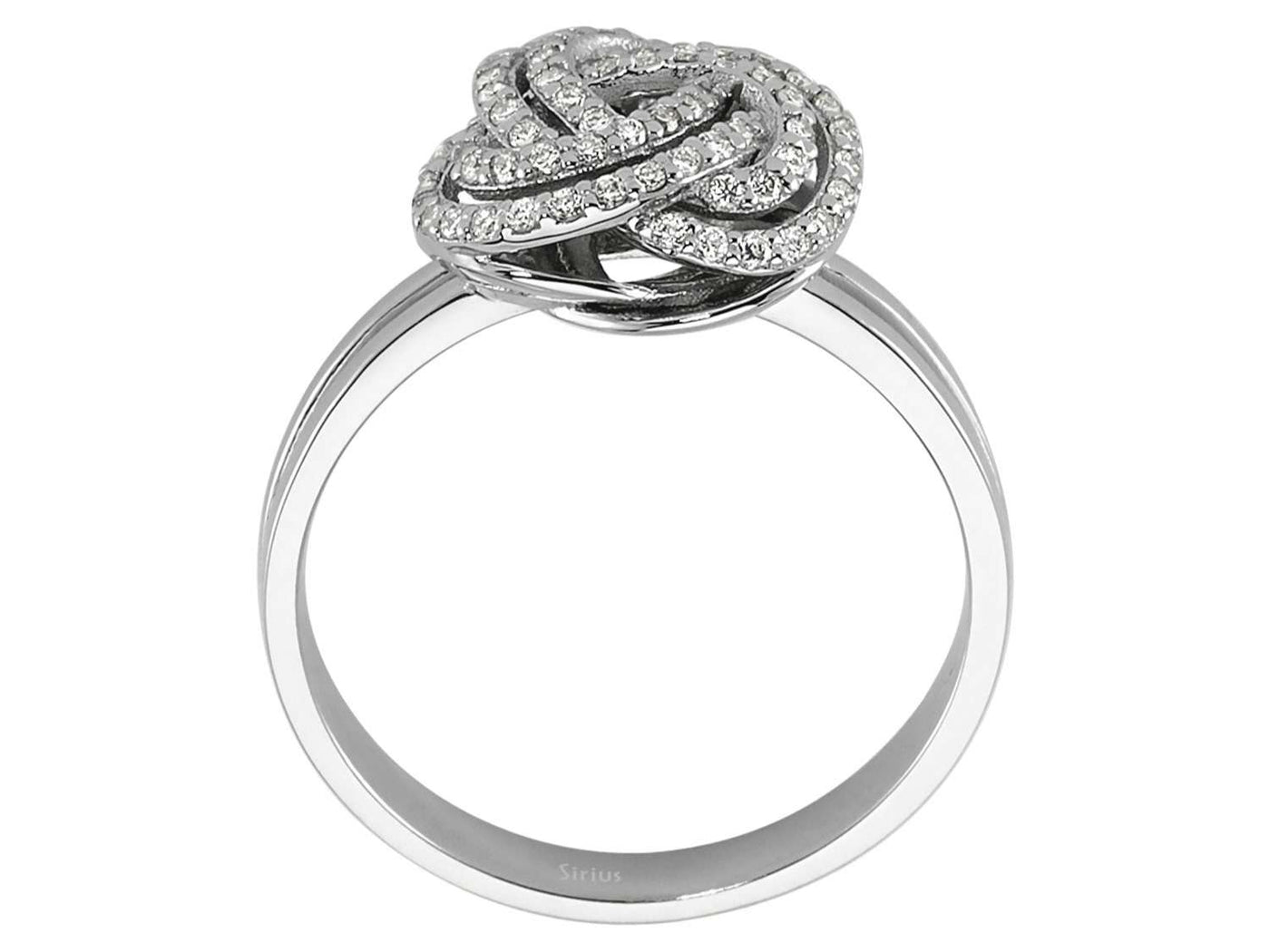 Diamond Spiral Ring