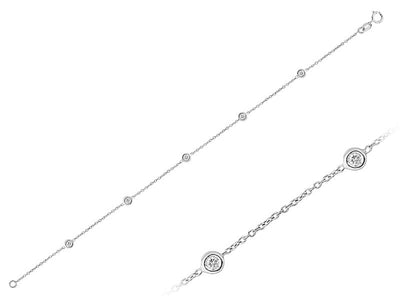 0.18 carat diamond bracelet