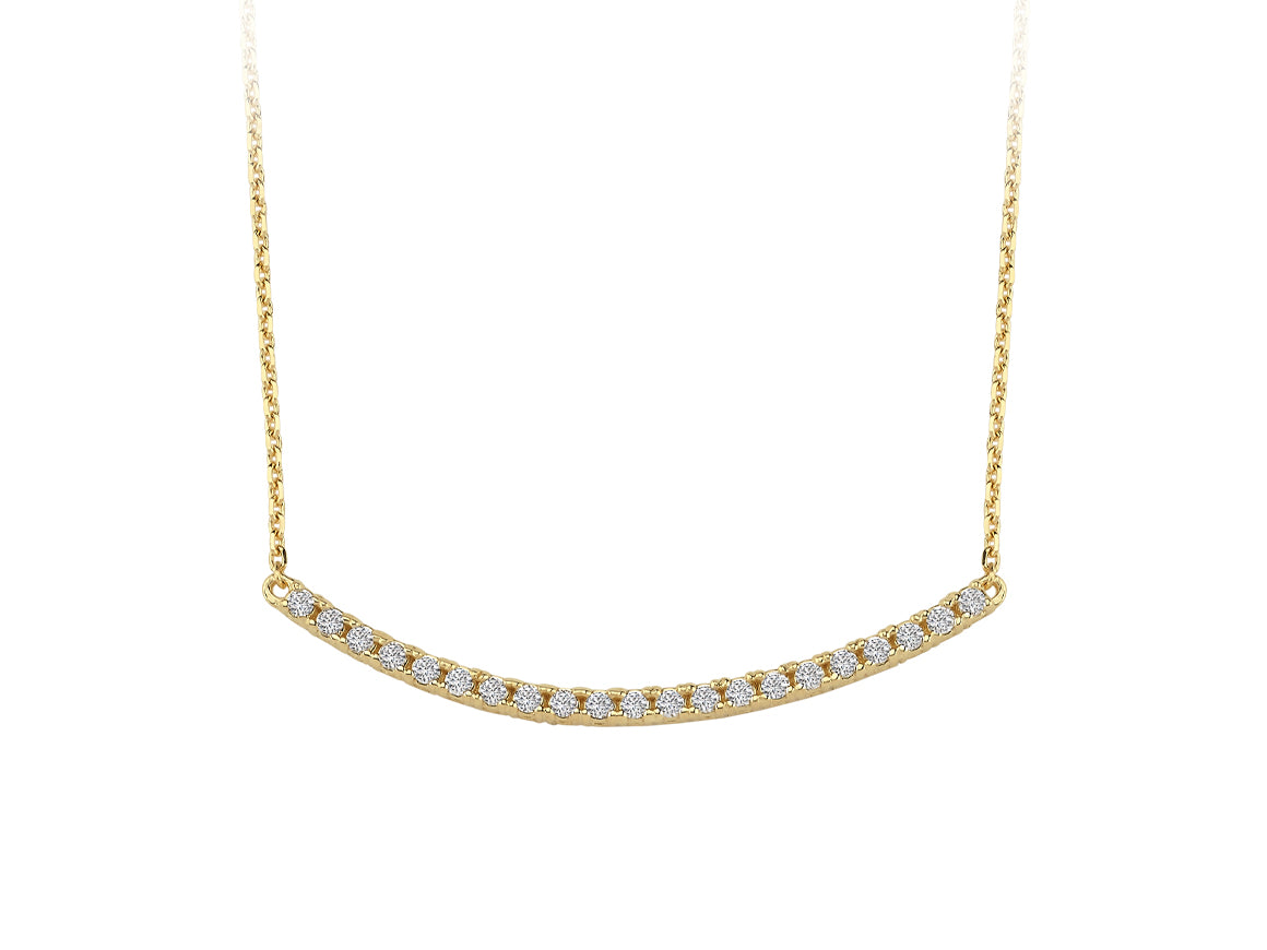 Moderne Halskette Su Yolu mit Diamanten und Kette - handgefertigter Diamantschmuck aus Feingold | Sirius Diamant