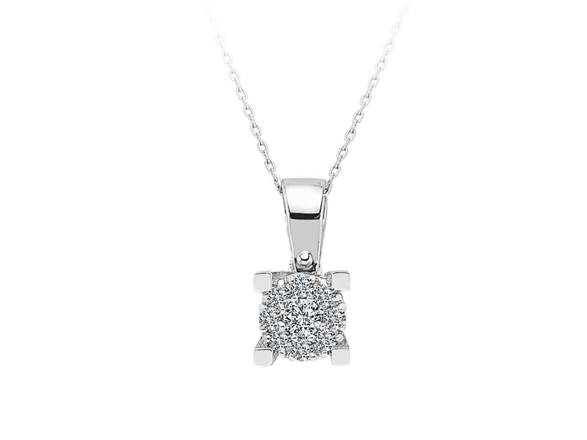 0,30 Karat Diamant-Halskette - handgefertigter Diamantschmuck aus Feingold | Sirius Diamant