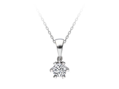0.50 carat diamond solitaire necklace