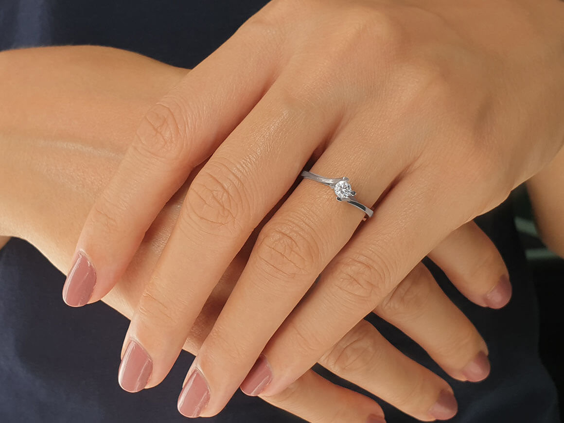 0.46 Carat Diamond Solitaire Ring