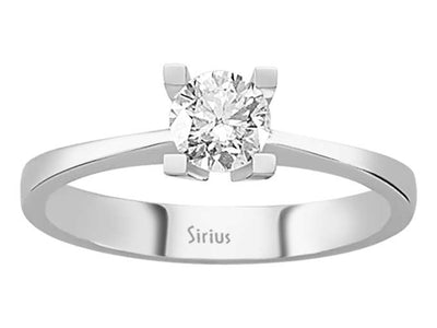 G Farbe 0,51 Karat Diamant-Solitärring