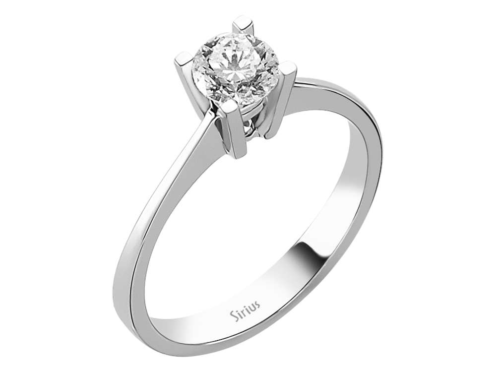 G Farbe 0,51 Karat Diamant-Solitärring – handgefertigter Diamantschmuck aus Feingold | Sirius Diamant