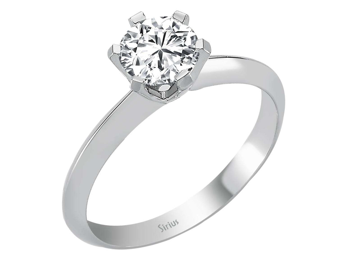 0,85 Carat Diamant Solitaire Ring - handgefertigter Diamantschmuck aus Feingold | Sirius Diamant