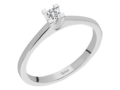 0.09 Carat Solitaire Diamond Ring