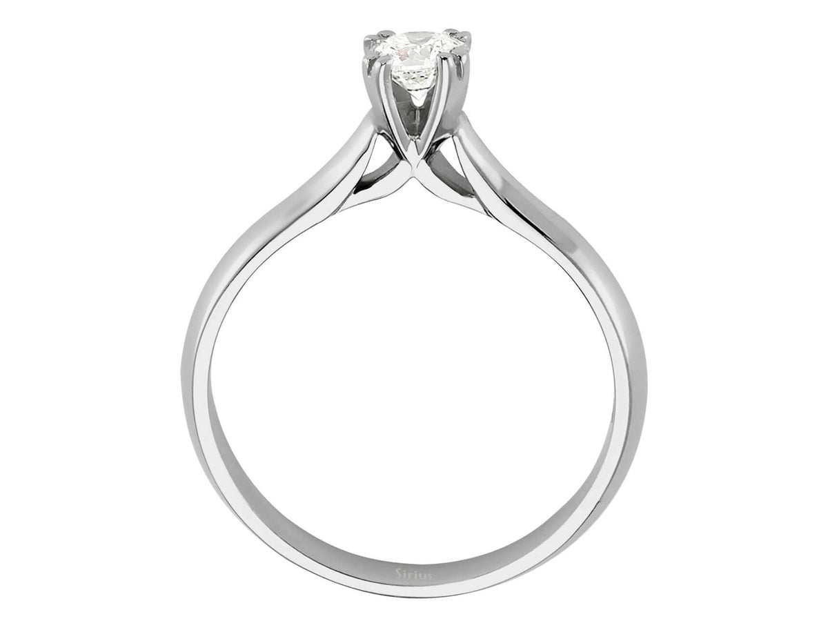 0,41 Carat Diamant Solitaire Ring - handgefertigter Diamantschmuck aus Feingold | Sirius Diamant