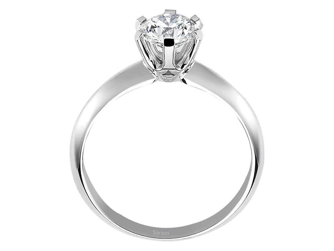 0,82 Carat Diamant Solitaire Ring - handgefertigter Diamantschmuck aus Feingold | Sirius Diamant