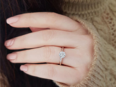 0.82 Carat Diamond Solitaire Ring