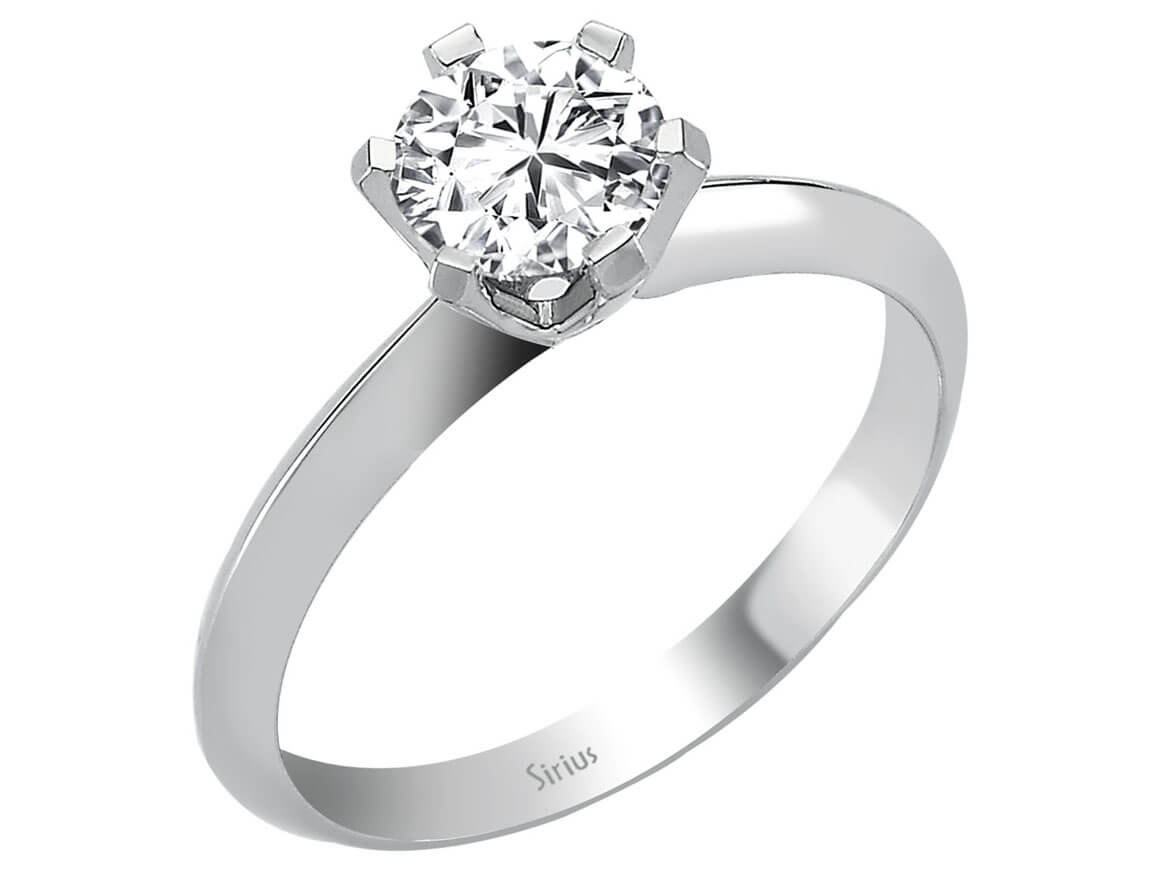 0,82 Carat Diamant Solitaire Ring - handgefertigter Diamantschmuck aus Feingold | Sirius Diamant