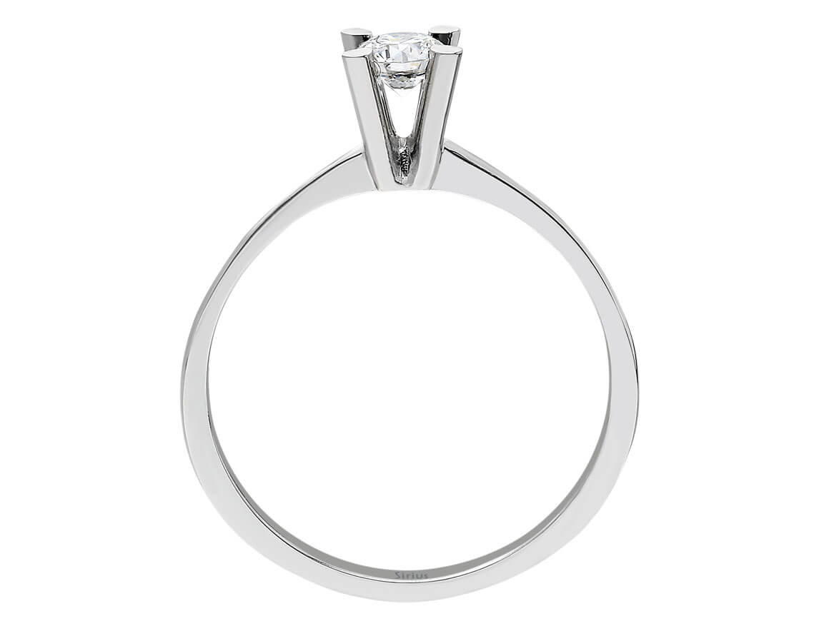 0,25 Carat Diamant Solitaire Ring – handgefertigter Diamantschmuck aus Feingold | Sirius Diamant
