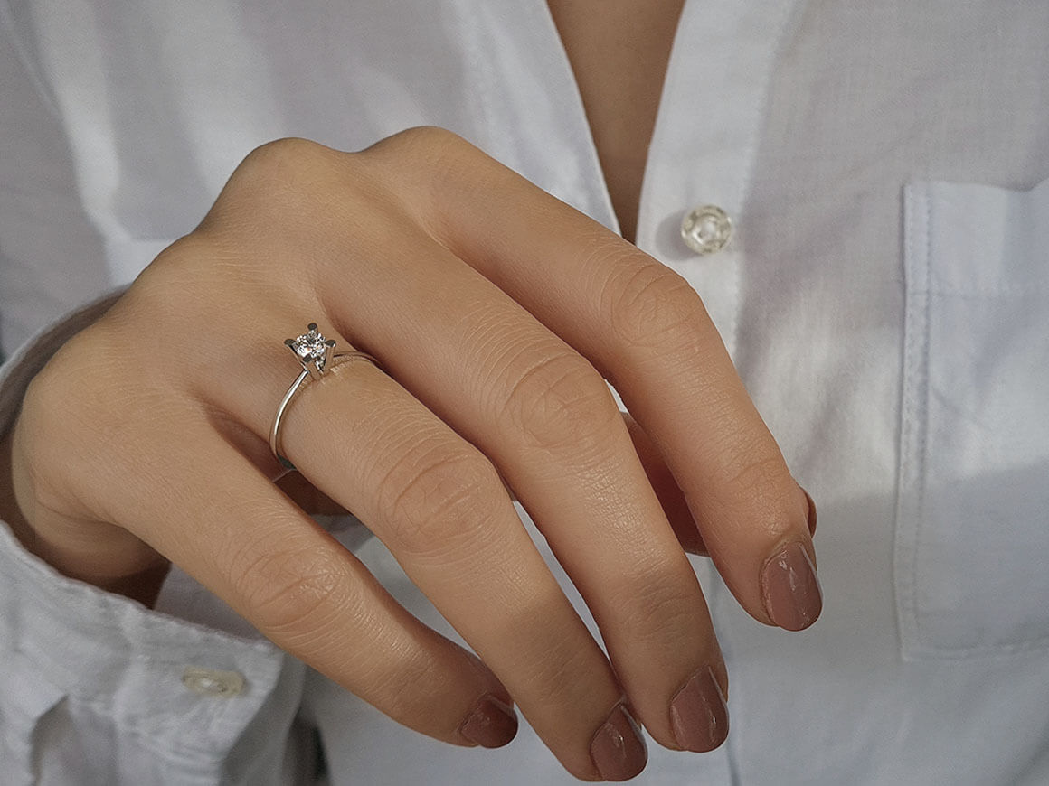 0.25 Carat Diamond Solitaire Ring