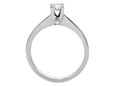 0.28 carat diamond solitaire ring