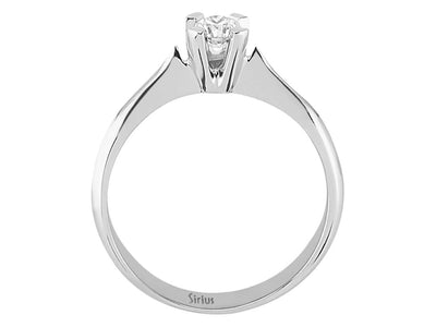 0.22 carat diamond solitaire ring